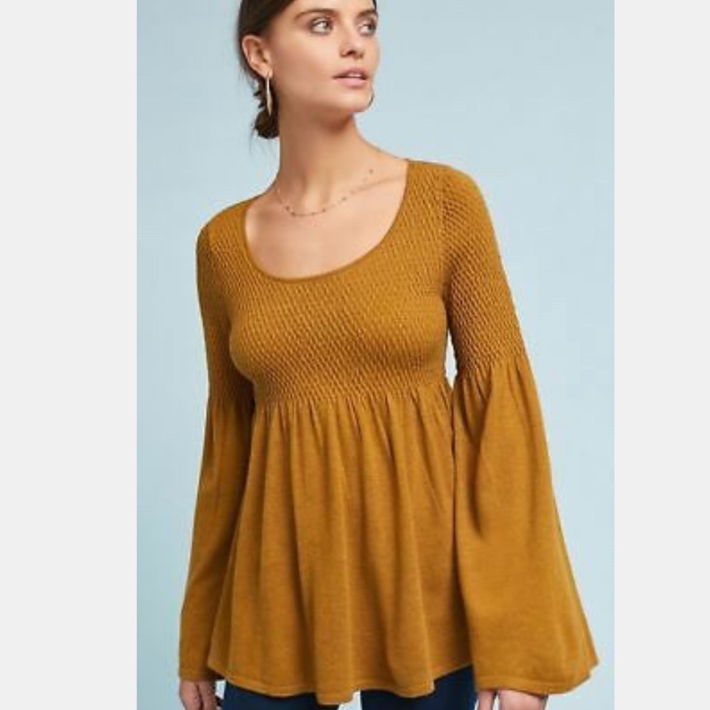 Anthropologie Knitted & Knotted Esme Pullover